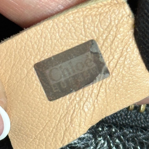 Chloe Paraty Black Leather Handbag - Picture 9 of 10